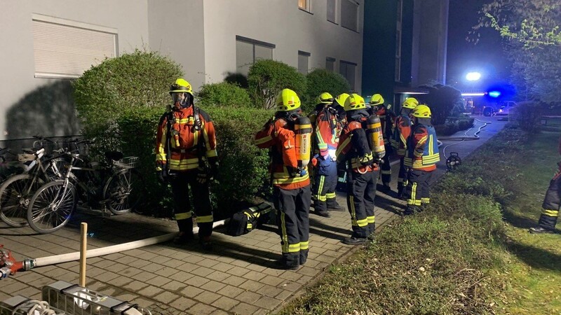 Die Feuerwehr Landshut musste zu einem Kellerbrand an der Beethovenstraße ausrücken.