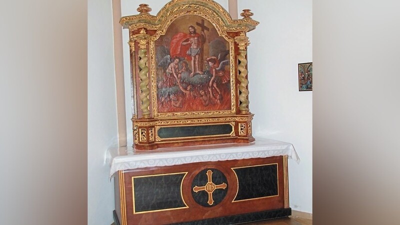 Der Altar.  Foto: Claudia Kammermeier