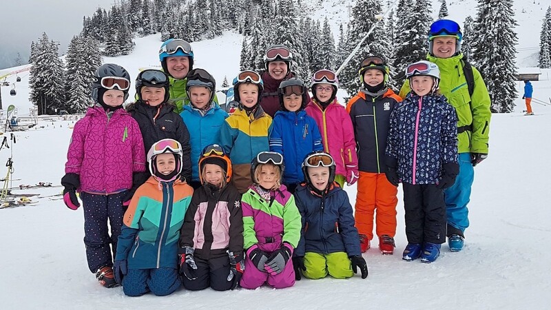 Die Teilnehmer des Skikurses des Skiclubs Lichtenhaag hatten viel Spaß.