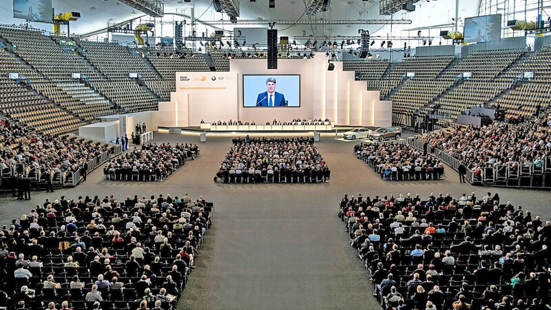 Im Jahr 2019 fand die Hauptversammlung von BMW als Präsenzveranstaltung statt.