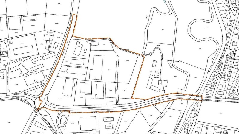 Die Skizze zeigt das für die Bebauungsplanänderung "GE/MI Köglmühle" betroffene Gebiet nördlich der KEH 31 (Deckblatt-Nr. 5).