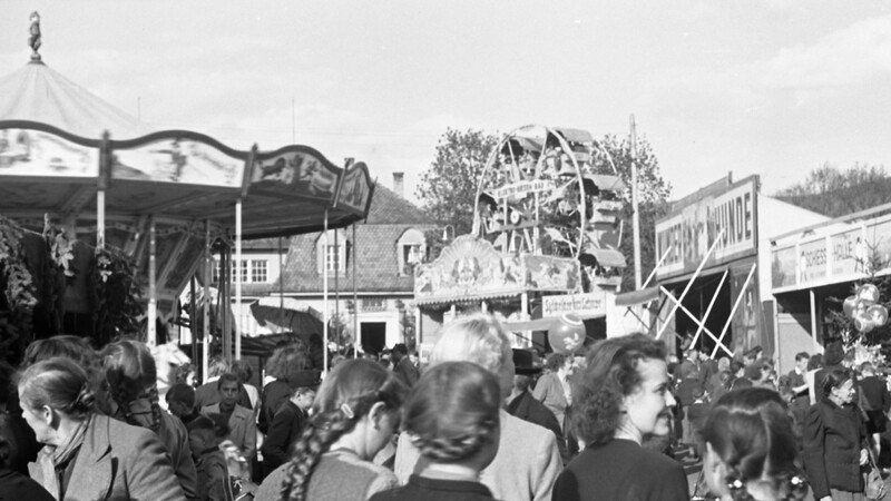 Das einzige Foto, das das Volksfest im Jahr 1949 zeigt.