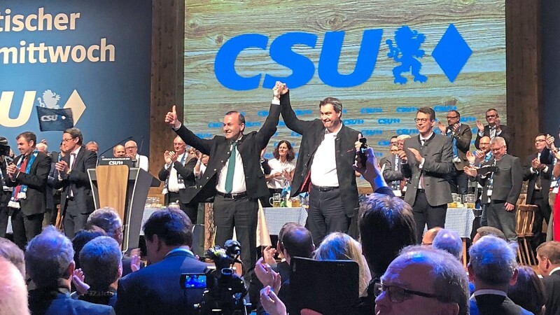 Die Hauptredner Manfred Weber (l.) und Markus Söder geben nicht nur am Aschermittwoch den Takt in der CSU vor.