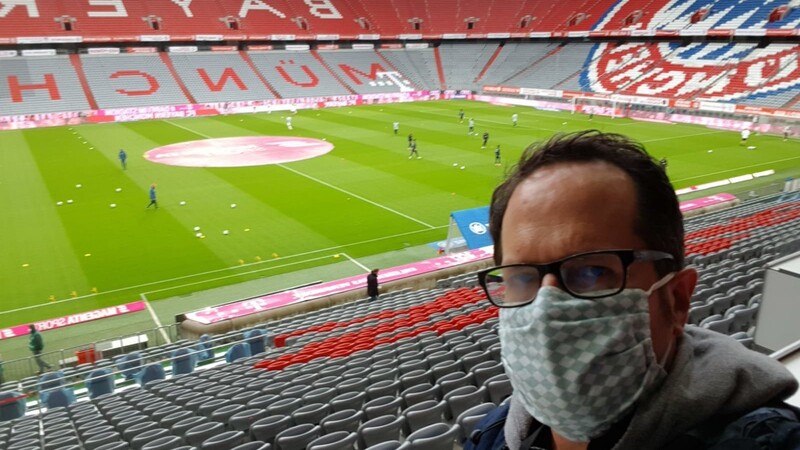 Unser AZ-Reporter ist bereit für das Spiel der Bayern in der Allianz Arena.