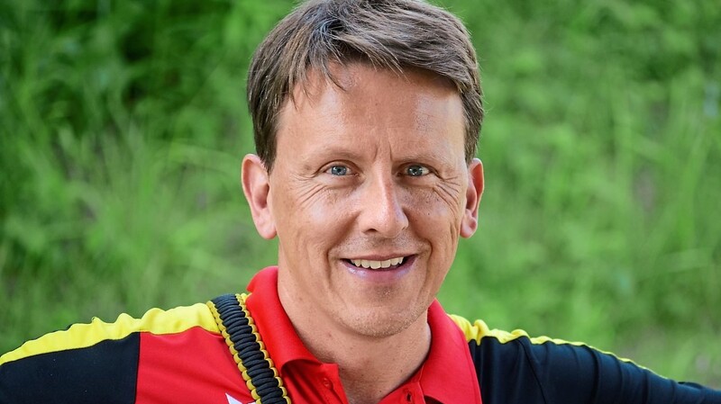 Der deutsche Bogenschützen-Bundestrainer: Oliver Haidn aus Deggendorf.