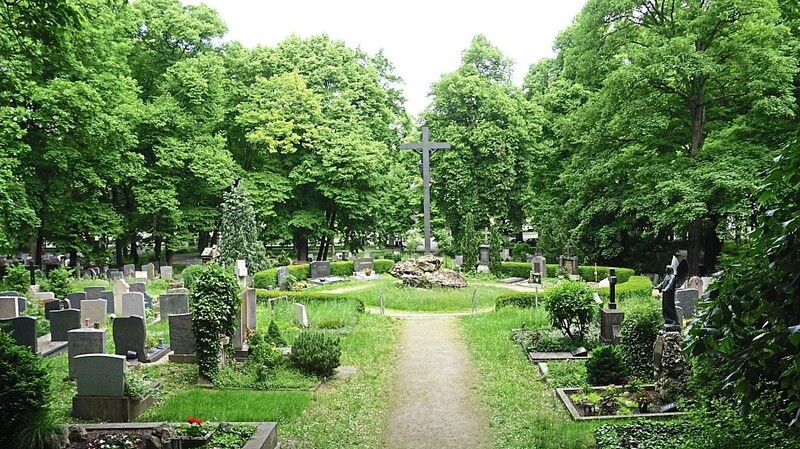 Ein Friedhof wie ein Park.