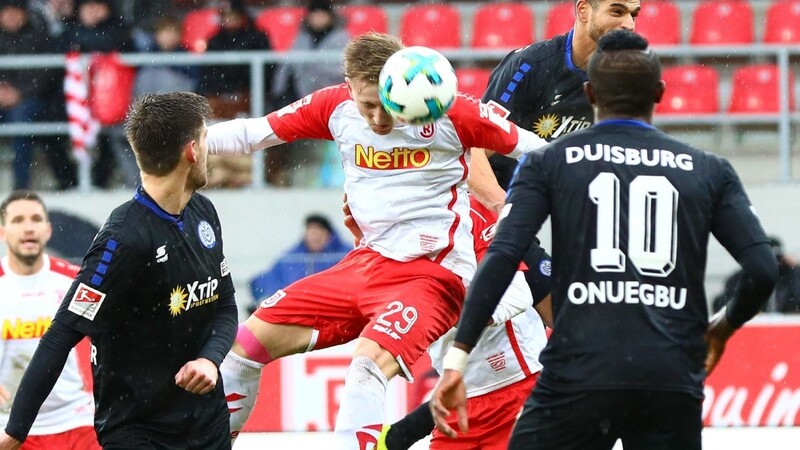Jahn Regensburg hat gegen Duisburg den dritten Heimsieg in Folge eingefahren.