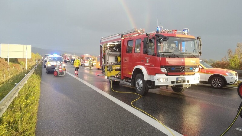 Auf der A3 im Landkreis Regensburg ist am Montag ein Unfall passiert.