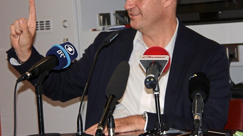 Finanzminister Markus Söder sprach im Presseclub zur Flüchtlingsproblematik klare Worte.