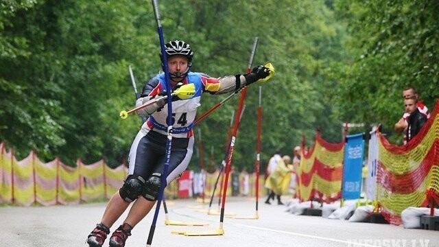 Claudia Wittmann aus dem Landkreis Cham hat im Inline-Alpin-Sport schon viele Titel geholt.