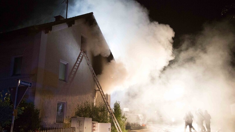 Das leerstehende Haus in der Finkenstraße war durch den Brand nicht mehr zu retten. (Foto: FD)