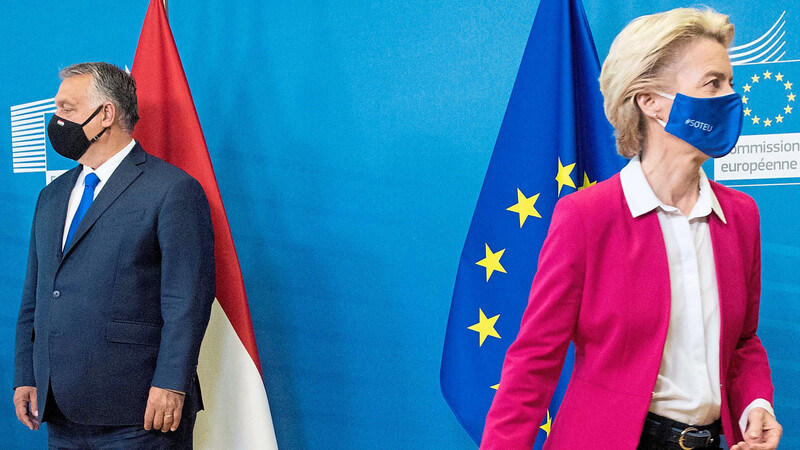 In einer teifen politischen Beziehungskrise: EU-Kommissionspräsidentin Ursula von der Leyen und der ungarische Premierminister Viktor Orbán.