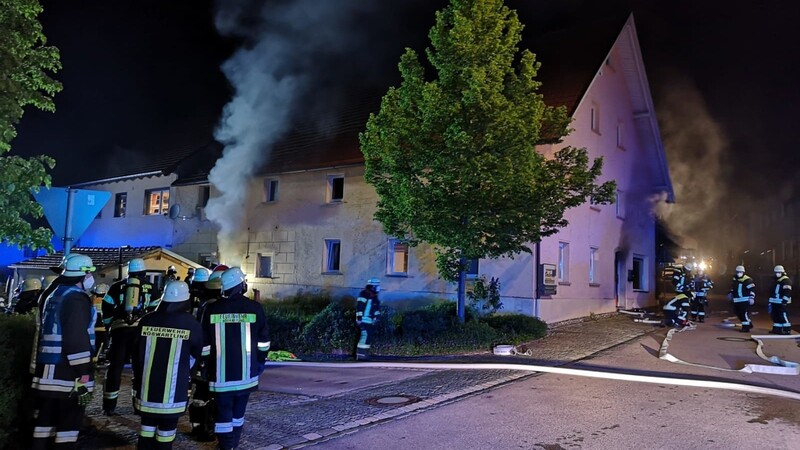 In der Nacht von Dienstag auf Mittwoch brannte es in Arnschwang.