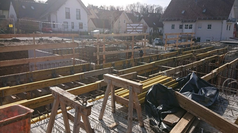 Seit 4. Februar geht es beim Bau der Kindertagesstätte weiter.