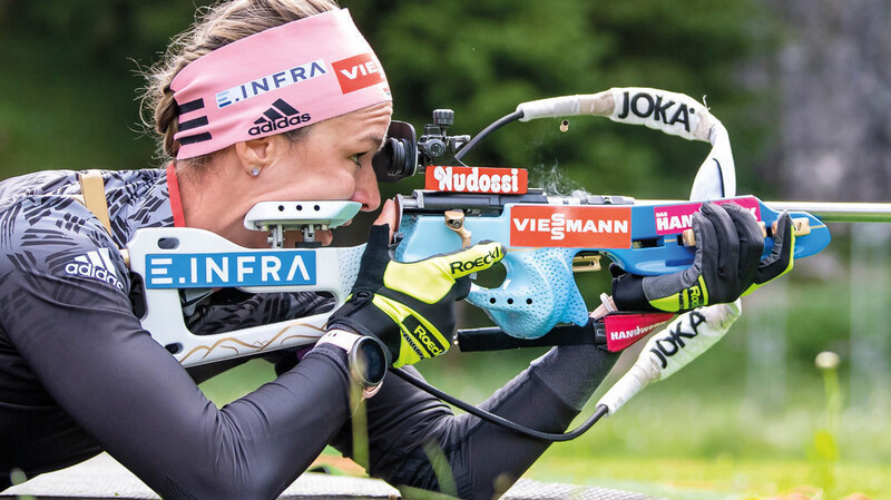Auch Denise Herrmann wird von 9. bis 12. September bei der Deutsche Meisterschaft Biathlon 2021 dabei sein.