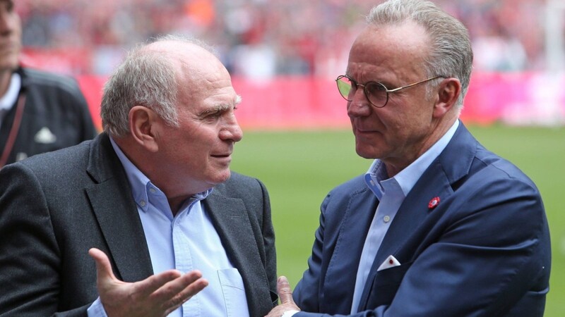 Die Bosse des FC Bayern: Uli Hoeneß und Karl-Heinz Rummenigge