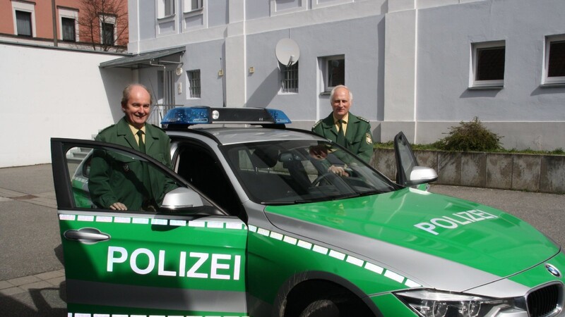 Inspektionsleiter Alfons Windmaißer (rechts) und sein Stellvertreter Franz Gschwendtner stellten die aktuelle Kriminalitätsstatistik vor.