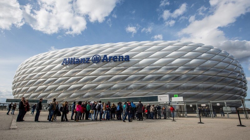 Recht beliebt bei den Besuchern: Die Allianz Arena in München.