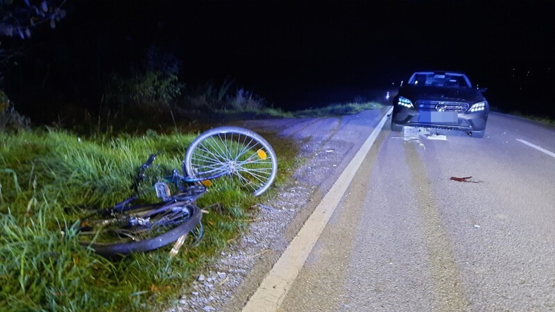Am Montag kam es zu einem schweren Unfall mit einem Radfahrer.