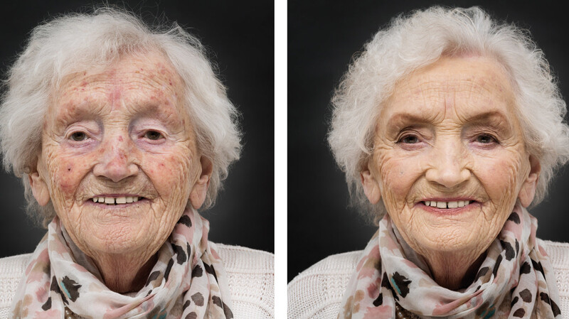 Martha, 90, hat sich mit wenigen Mitteln verwandelt
