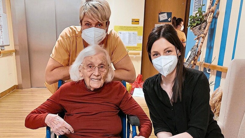 Gerda Kobbe hat im BRK-Heim ihren 102. Geburtstag gefeiert.