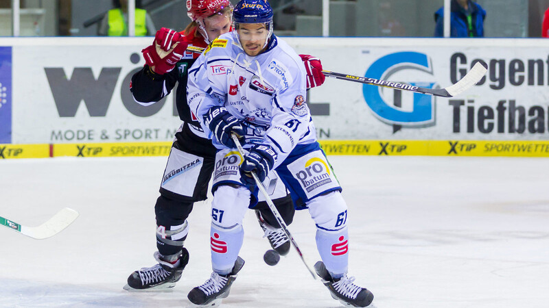 Nach einem Check im Spiel gegen Innsbruck kam auch Mirko Höfflin nicht mehr aufs Eis. (Foto: Harry Schindler)