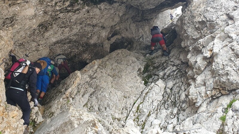 Die fünf Bergsteiger überwanden auf ihrer Tour über 3000 Höhenmeter.