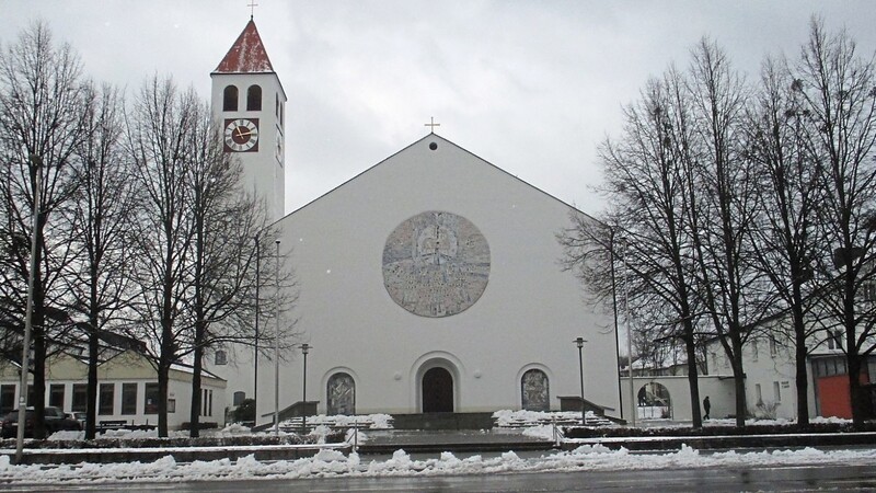 Die Stadtpfarrkirche St. Martin.