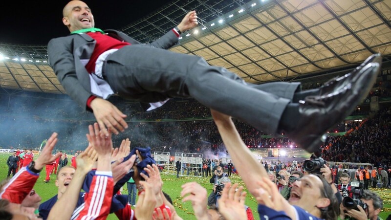 Nach drei Jahren FC Bayern wird Pep Guardiola am Samstag das letzte Mal in einem Heimspiel als Münchner Trainer an der Seitenlinie stehen.
