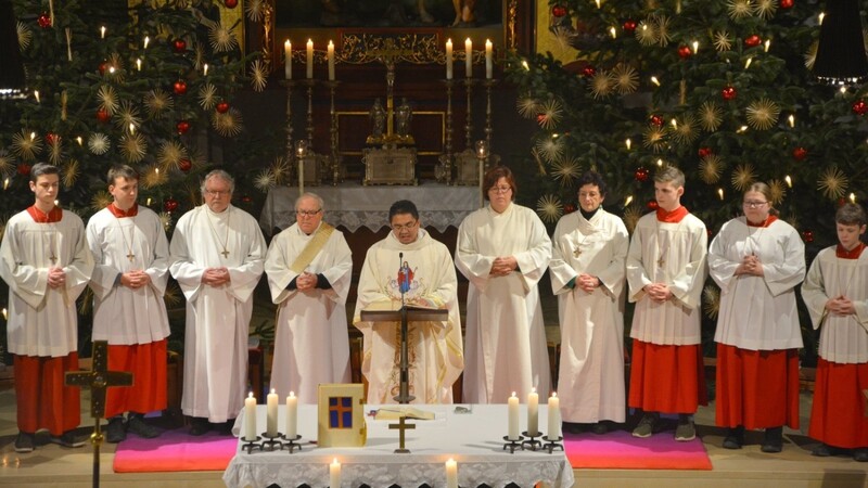 Die Christmette in der Pfarrkirche St. Martin ist auch in Geisenhausen Höhepunkt der Weihnachtsliturgie.
