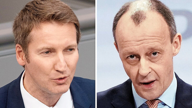 Patrick Sensburg (l.) und Friedrich Merz wollen beide für die CDU im Hochsauerlandkreis als Bundestagskandidaten antreten.