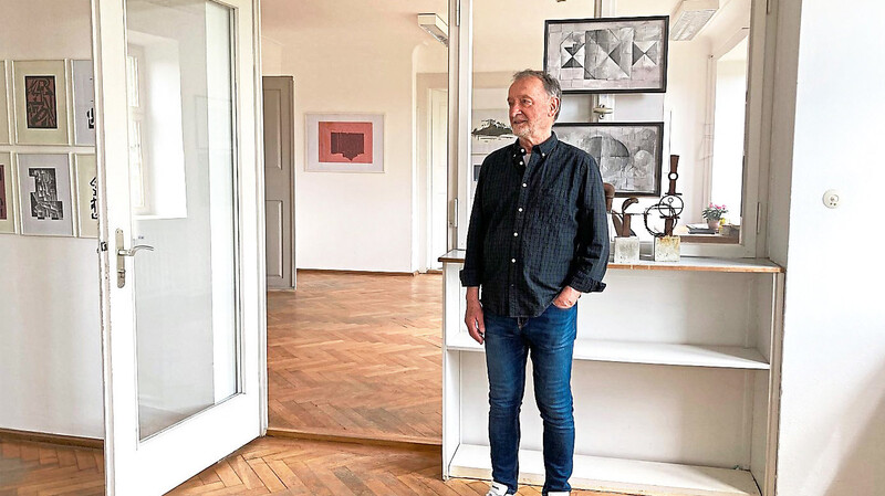 Helmut Stix ist unermüdlich kreativ. Davon zeugt seine aktuelle Ausstellung in den Räumen des ehemaligen Staatsarchivs.