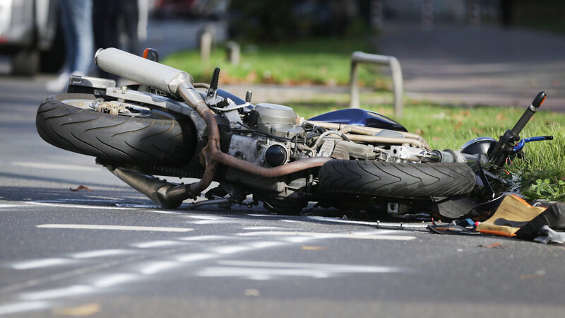 Am letzten Maiwochenende gab es mehrere Motorradunfälle.