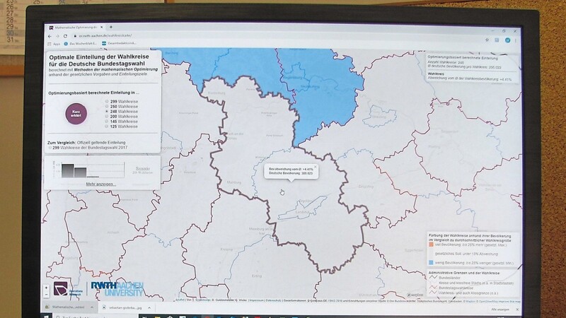 Wenn es statt 299 nur 250, 248 oder gar nur 200 Wahlkreise gäbe, wäre der Landkreis Landshut wieder vereint.