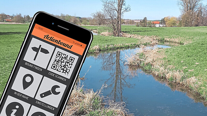 Die App "Actionbound" soll Interessierte durchs Labertal begleiten und dabei an Orte führen, die für die Trinkwasserversorgung wichtig sind.