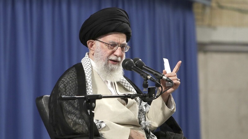 Der Oberste Führer des Iran, Ali Chamenei, lehnt Verhandlungen mit den USA ab.