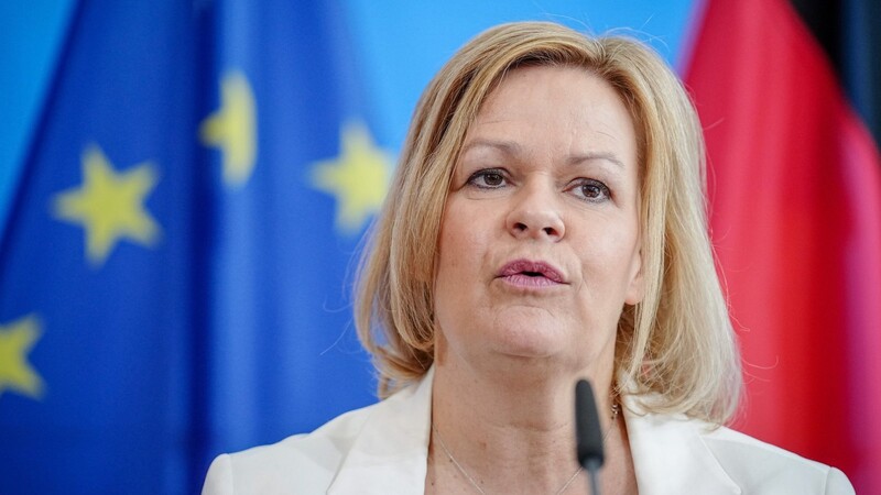 Bundesinnenministerin Nancy Faeser (SPD) unterstützt den EU-Vorstoß im Kampf gegen Kindesmissbrauch.