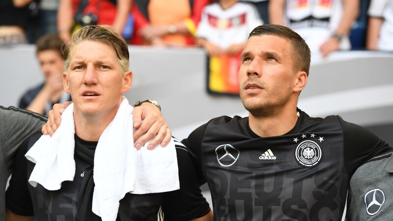 Bastian Schweinsteiger (links) und Lukas Podolski.