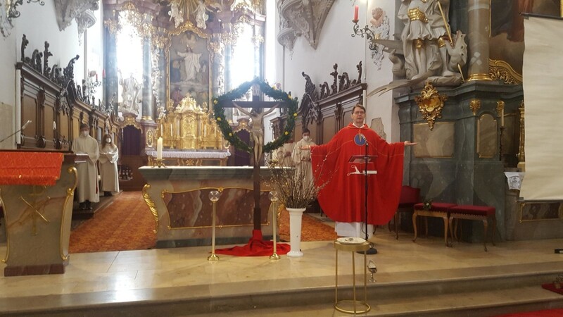 Den Palmsonntag, den Auftakt zur Heiligen Woche, begingen die Gläubigen in Sankt Jakob feierlich.