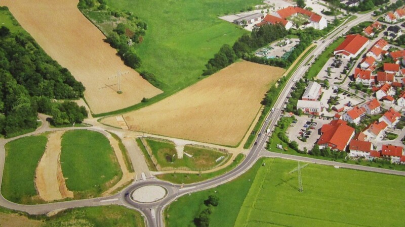 Beim Amtsende von Bürgermeister Josef Sehofer (1996 bis 2008) war der Verkehrskreisel "Aicher Feld" gebaut und damit die Fertigstellung der Nordumgehung planungs- und verfahrensrechtlich gesichert.