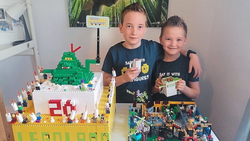 Lego ist ihre Welt: Luca und Ben