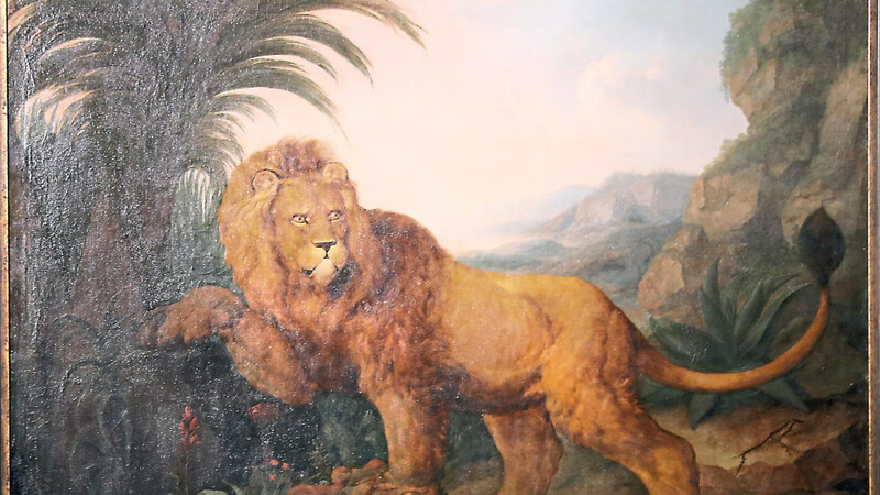 Löwen gab es früher nicht nur auf den Porträts in der herzoglichen Kunst- und Wunderkammer auf der Burg.