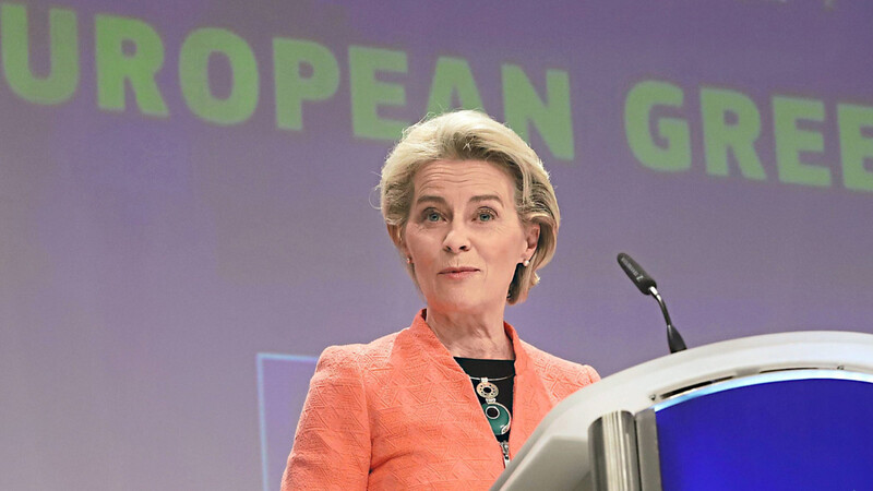 Ehrgeizige Ziele in Brüssel: Kommissionspräsidentin Ursula von der Leyen will Europa bis zum Jahr 2050 zum ersten klimaneutralen Kontinent der Welt machen.