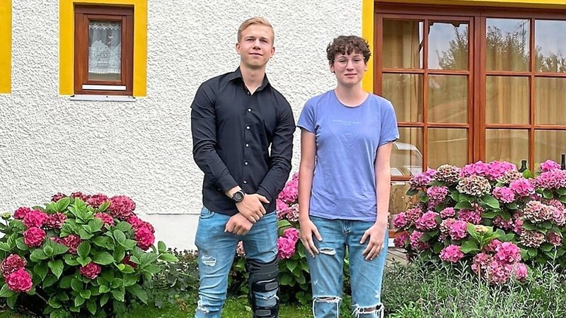 Sie wollen eine Grüne Jugend in Deggendorf gründen: Maximilian Kellner und Elena Geiger.