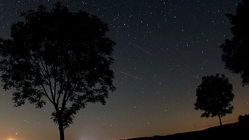 Archivbild: Sternschnuppen am Nachthimmel