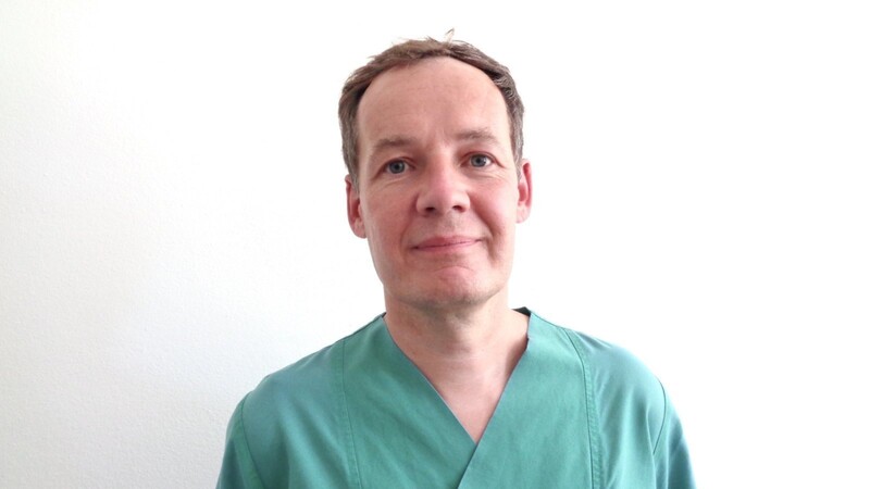 Der neue Oberarzt am Krankenhaus: Dr. Ulrich Franz