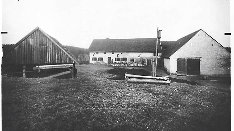Der Tatort: Auf diesem Hof sind in der Nacht zum 1. April 1922 vier Erwachsene und zwei Kinder brutal erschlagen worden.