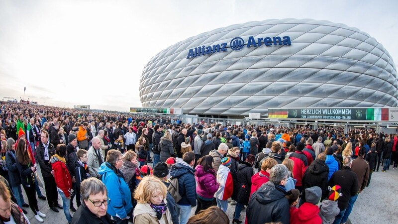 Ohne Zuschauer finden wohl keine EM-Spiele in der Allianz Arena in München statt.