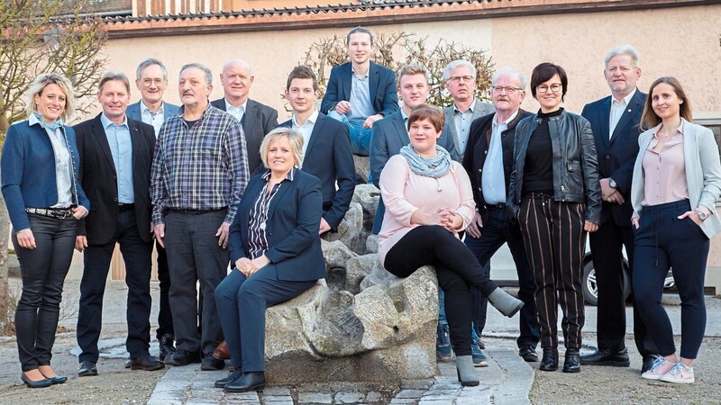 Generationswechsel bei der CSU: die neue Liste der CSU Rötz für die Stadtratswahl am 15. März.