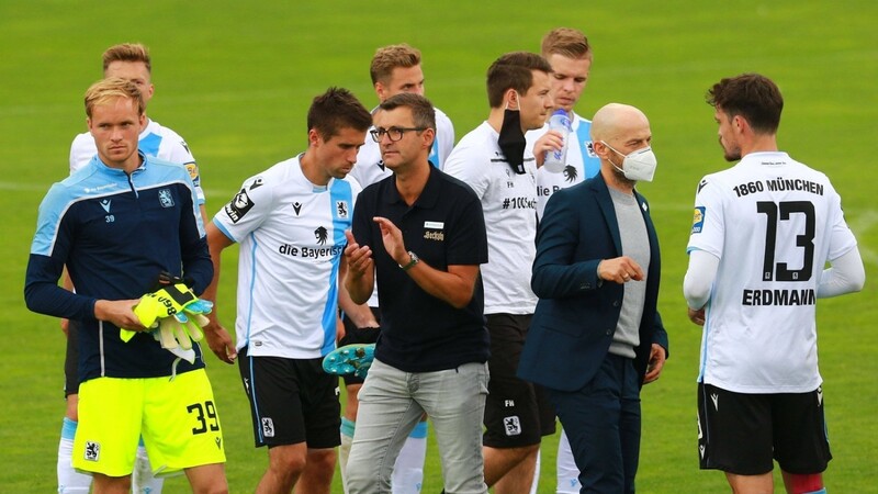 Der TSV 1860 schielt nach dem Sieg gegen den Halleschen FC noch auf die Aufstiegsränge.